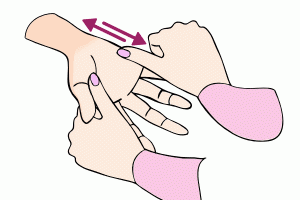 Exfoliación manos antes manicura 7